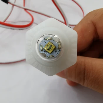 

Lumiwell 275nm UV LED Lamp UVC LED Lamp DC12/24V Sterilizer DUV LED Ultra Violet lamp with cable XH2.54 2P Terminal Sterilizer