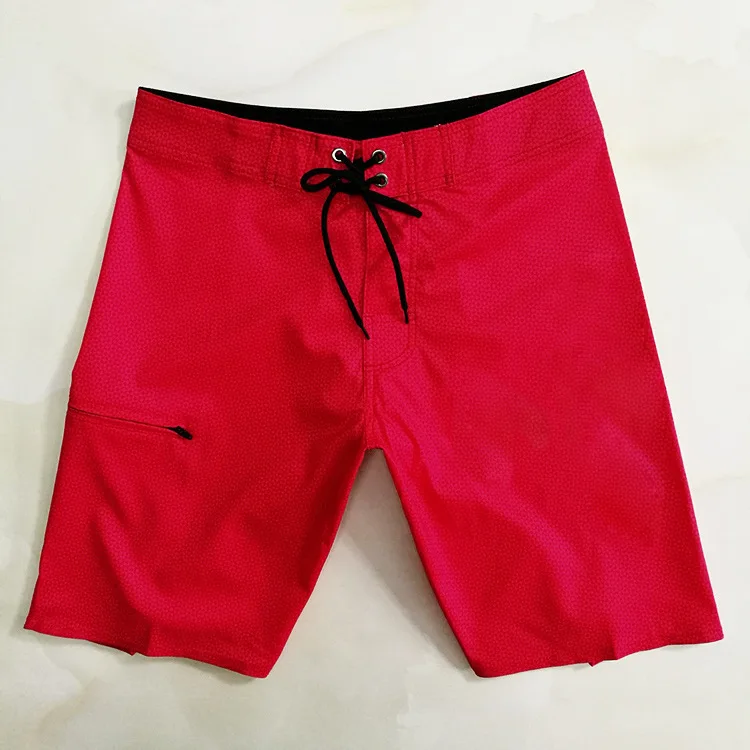 

Chinese Red Beach Shorts MEN'S Red Export Novel-Long Shorts Sewer Quick-Drying Five Shorts Casual