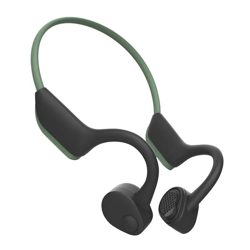 Mr Original J20 Ear Bluetooth наушники с технологией костной проводимости стерео беспроводные наушники 5,0 гарнитура беспроводная Спортивная гарнитура так крутая - Цвет: Зеленый