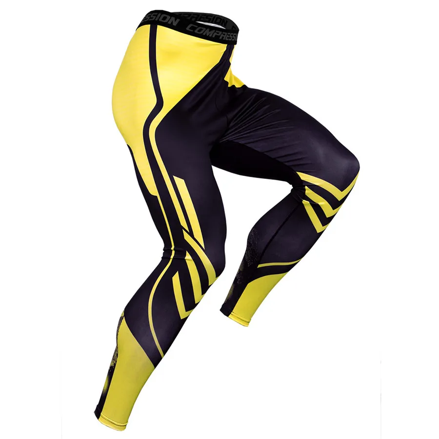 Новые мужские колготки для бега, Компрессионные спортивные леггинсы, спортивная одежда для спортзала, фитнеса, пробежки, мужские камуфляжные футбольные брюки
