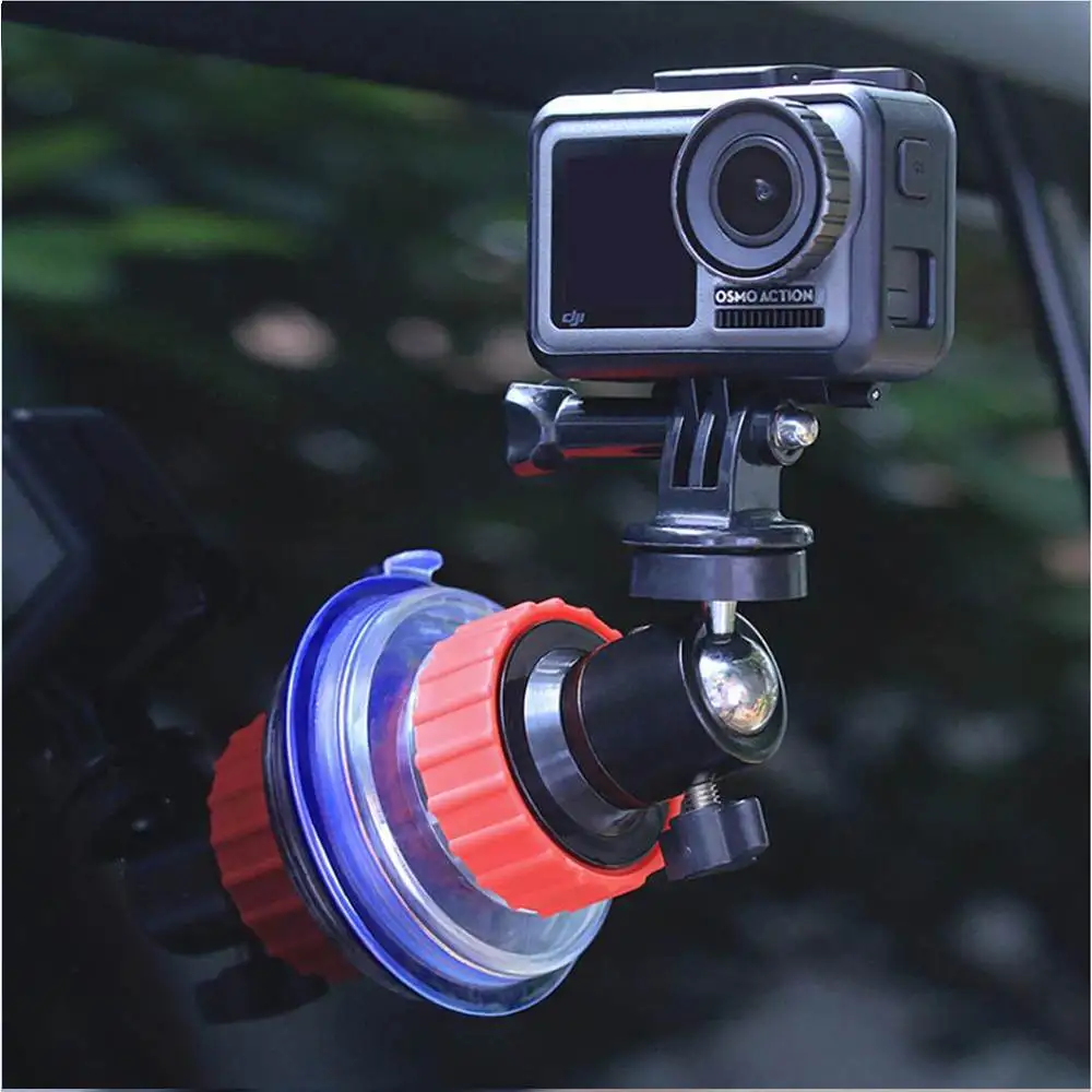 

for GoPro Hero for DJI Osmo Action for Xiaomi Mijia SJCAM EKEN Sports Camera Ulanzi U-50 Sucker Holder Mount Suction Cup Bracket