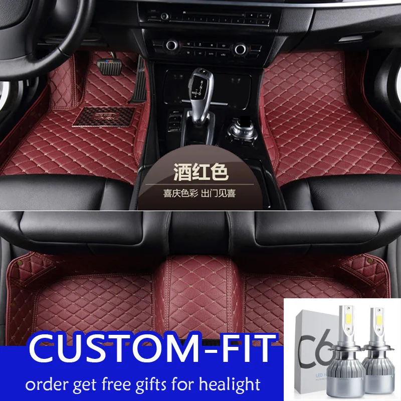 

Shenlao Custom leather car floor mats For Jeep Renegade 2015-up Waterproof dust-proof interior foot mats