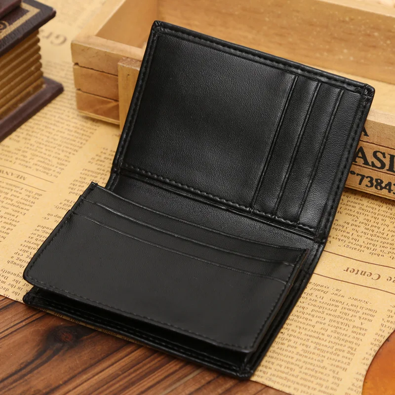 

Leather Goods Manufacturers Direct Selling Tabby PU Leather Men Card Case Card Holder Gift Customization
