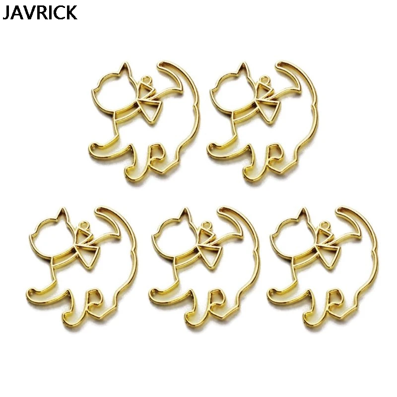 

5Pcs Cat Rabbit Bottle Resin Frame Pendant Open Bezel Setting Jewelry Making