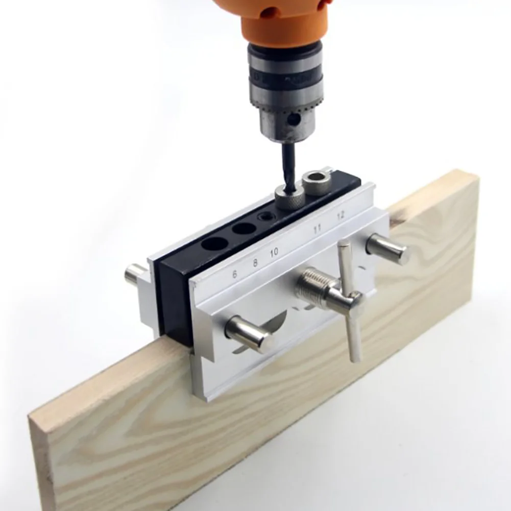 

Puncher Drill Bushings Durable Carpentry Guide Pocket Hole Accessories Jig Set Woodworking Self Centering Tools Locator