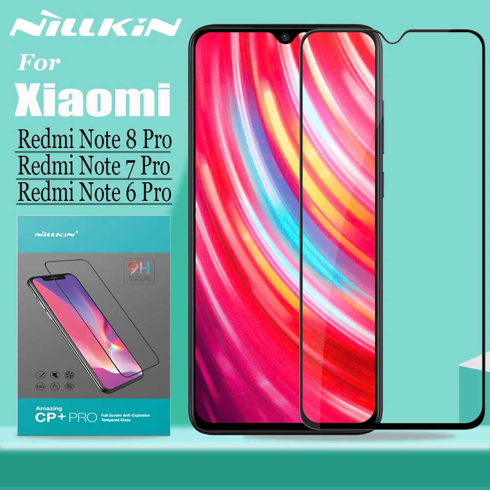 Nillkin для Xiaomi Redmi Note 8 7 6 Pro закаленное стекло Экран протектор 2.5D полный охват Стекло на Redmi Note8 Note7 Note6 Pro