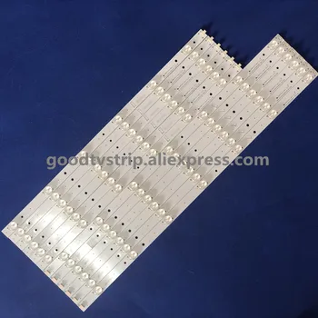 

100% New 12pcs/Kit LED strips for PROS CAN 55 TV PLED5529A C A1403 PLDED5515 B UHD A1602 PLDED5515 B UHD A1605