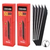 FOSHIO 30/60 Degree Snap Off Replacement Blade 9mm Car Wrap Vinyl Paper Cutter Utility Knife DIY Razor Cutting Tool Carbon Steel 1