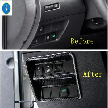 

Front Head Lights Lamps Switch Button Frame Accessories Cover Trim Fit For Nissan Qashqai J11 2014 - 2020 ABS