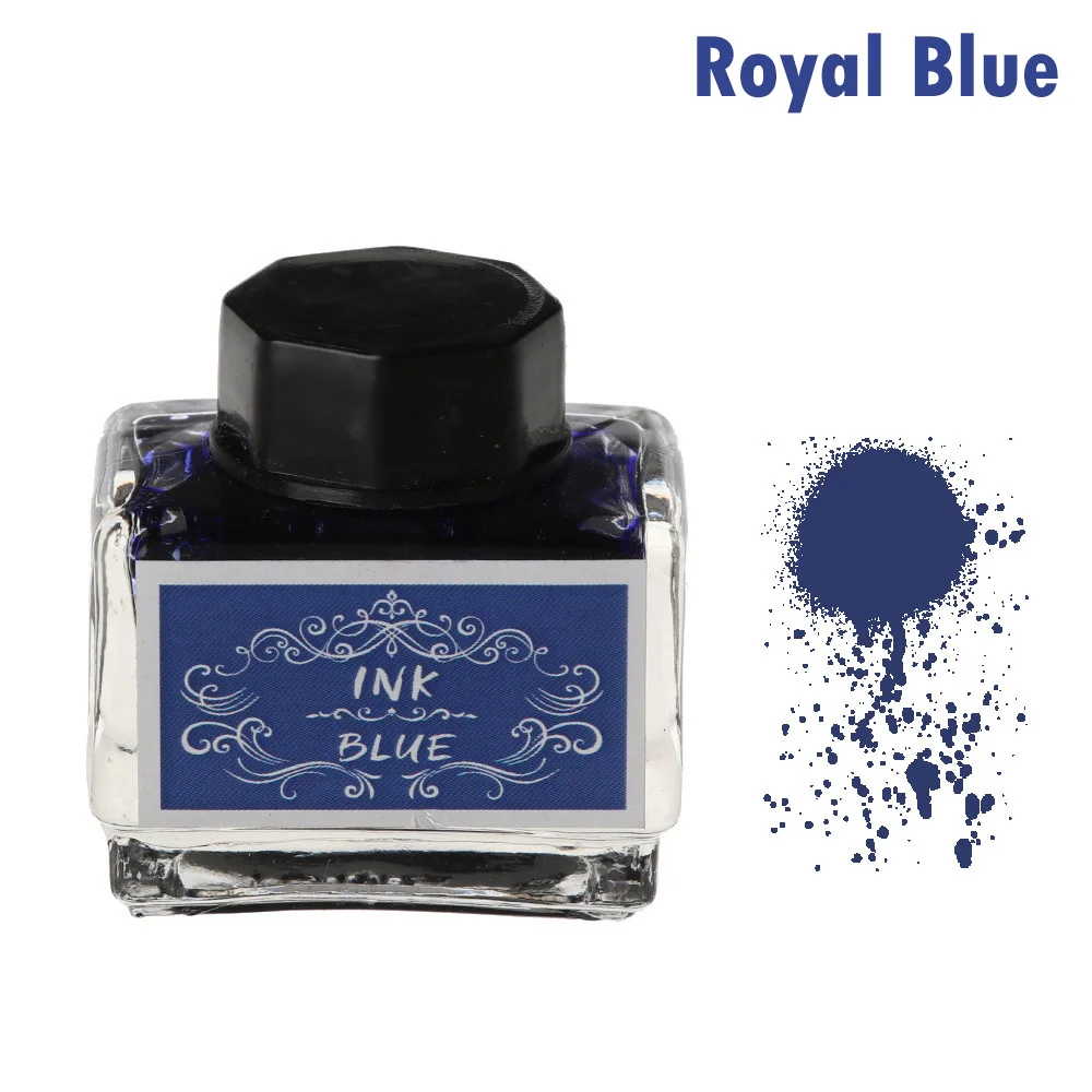 royal blue 15 мл безуглеродные чернила для авторучки Dip Ручка для рисования Пишущие принадлежности перо ручка чернила бутылка принтер химические чернила перьевая ручка чернила - Цвет: royal blue