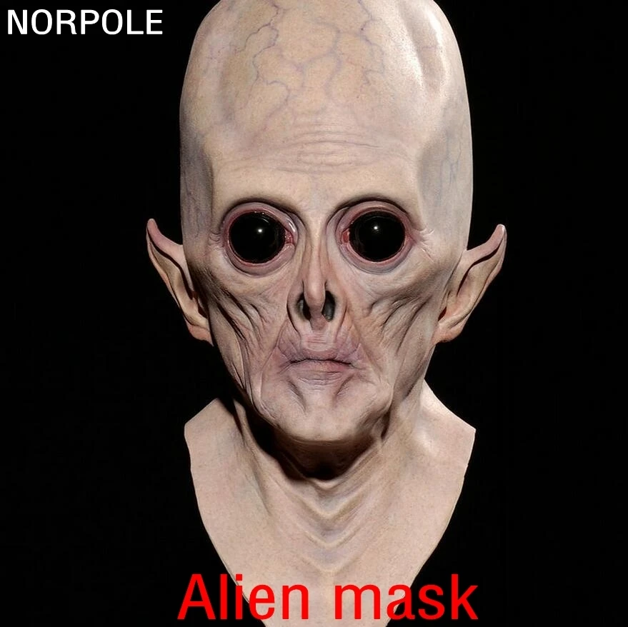 

Alien mask halloween masquerade carnival party full face