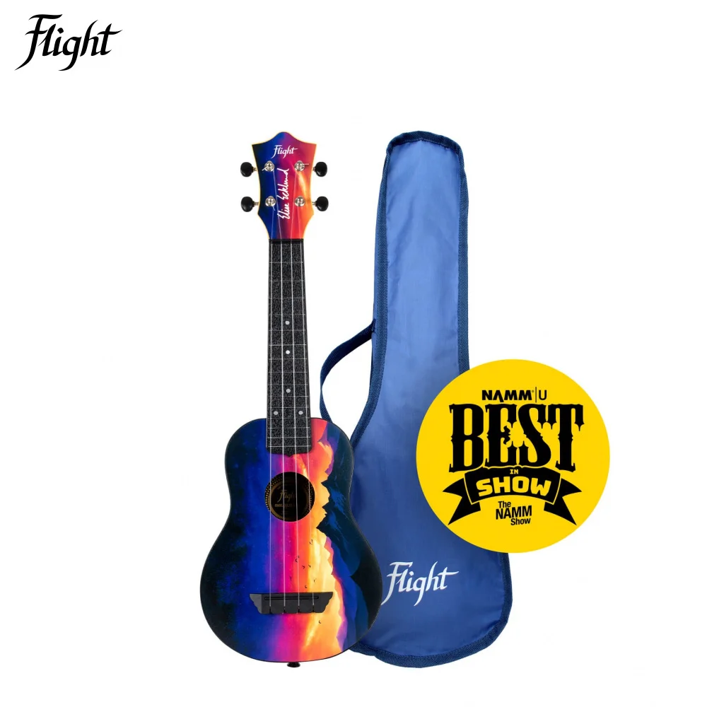 FLIGHT TUS-EE SUNSET Elise Ecklund/Элиз Эклунд Укулеле сопрано цвет синий | Спорт и развлечения