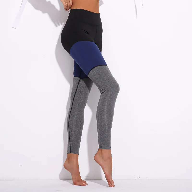 Женские сексуальные спортивные Леггинсы, сшитые эластичные штаны для йоги, спортзала, спортивная одежда, обтягивающие колготки для бега, одежда для фитнеса