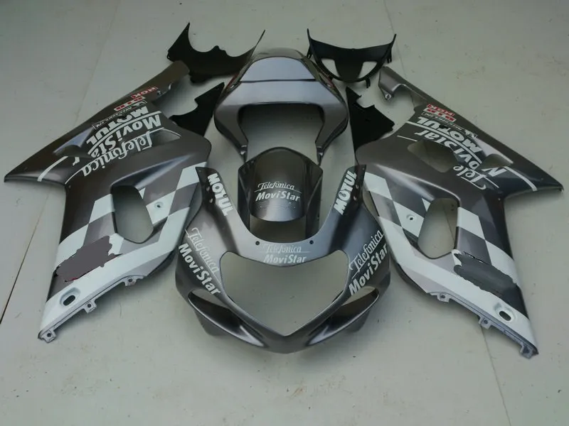 Aftermarket обтекатель комплект для GSXR600 750 01 02 03 GSXR 600 GSX-R750 K1 2003 2001 2002 ABS черный синий