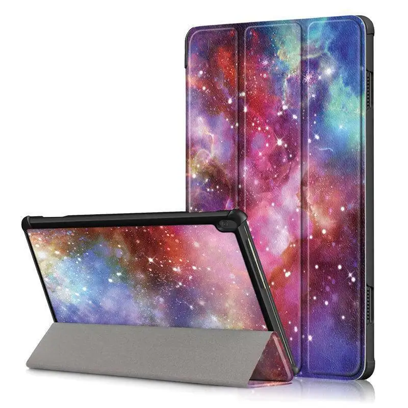 Для lenovo Tab M 10 tablet TB-X605F TAB M10 10,1 дюймов чехол Защитный Ультра тонкий из искусственной кожи умный флип-чехол с подставкой