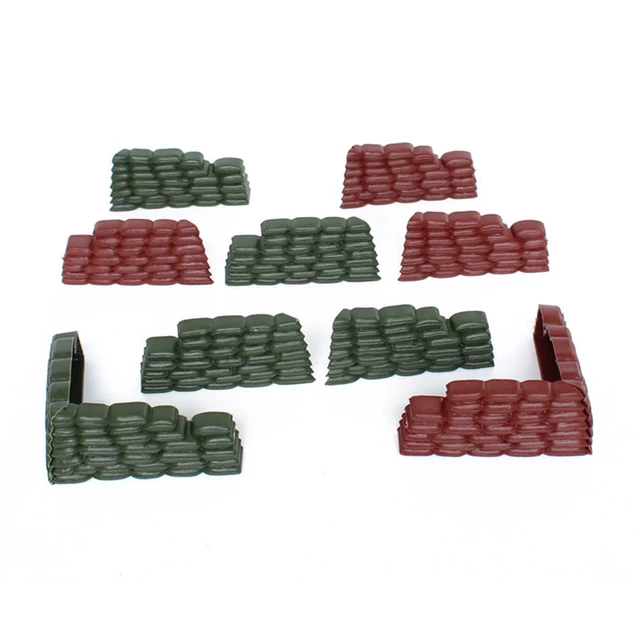 New Arrive 270 Pcs Plastic Soldier Beach Scene Model 5cm World War II Soldier Military Toy Set for Children Christmas Gift 3