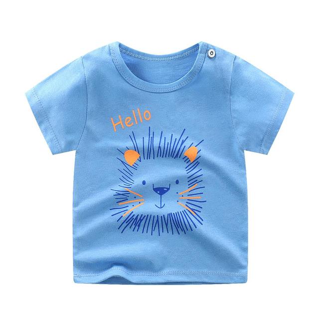 Girl T Shirt Summer Baby Boys Cotton Tops Toddler Tees Clothes Children Clothing Cartoon T-shirts Short Sleeve Casual Wear
