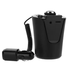 SOONHUA BT беспроводной подстаканник Автомобильный MP3 музыкальный плеер Handsfree FM передатчик Комплект двойной USB порт для samsung LG