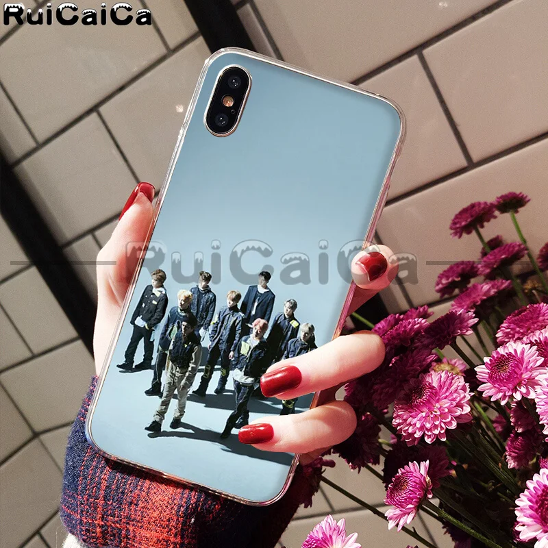 A4 Чехол для телефона RuiCaiCa KPOP K.A.R.D MONSTA X NCT 127 чехол для Apple iPhone 8 7 6 6S Plus X XS MAX 5 5S SE XR - Цвет: A4