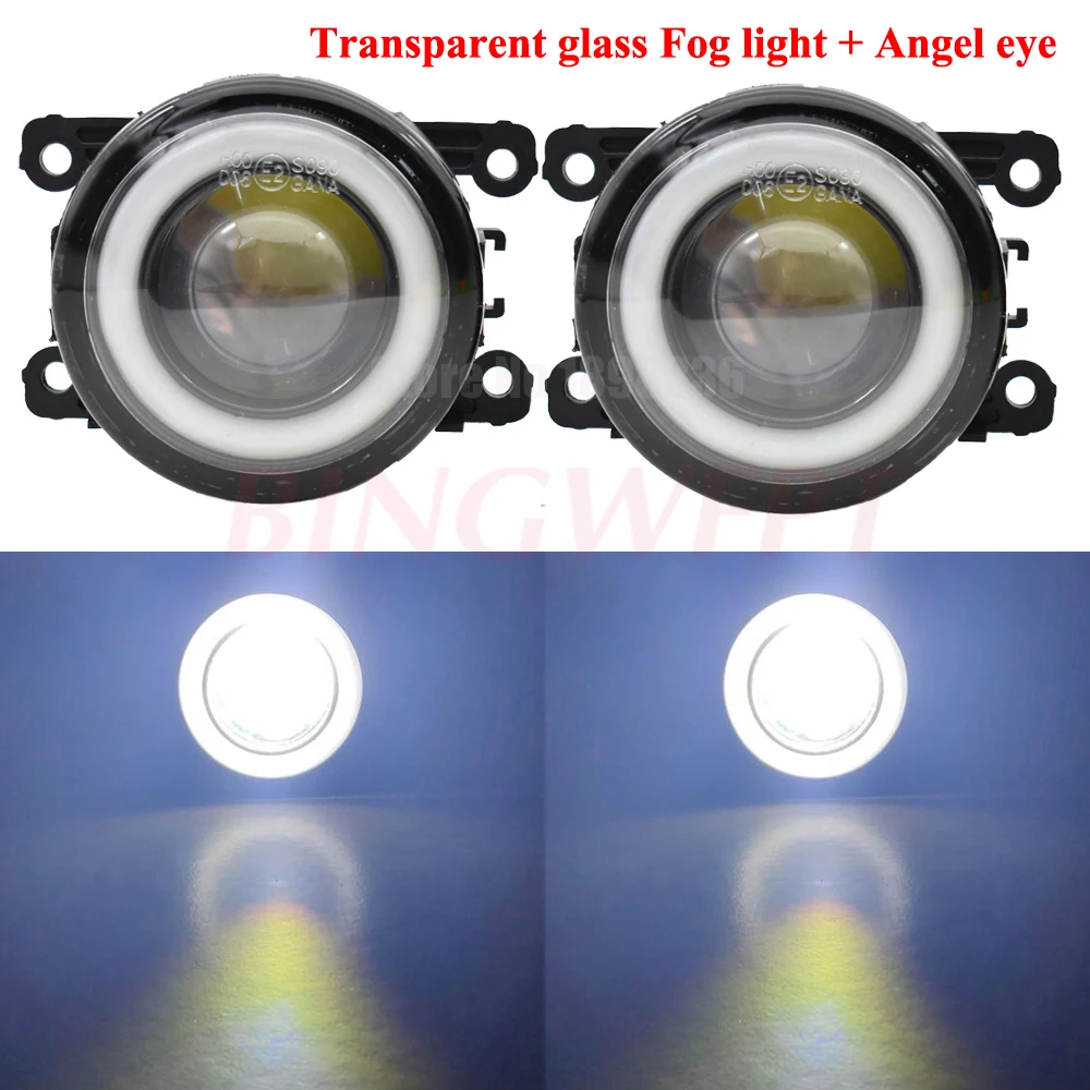 Fog Light Lamp Car Fog Light Angel Eye DRL Daytime Running Light H11 12V For Suzuki For Grand Vitara 2/II JT XL7 For Swift SX4 For Alto For Splash(White