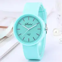 2021 New simple silicone Brand WOKAI Casual Quartz Watch Women Crystal Silicone Watches Relogio Feminino Wrist Watch Hot sale