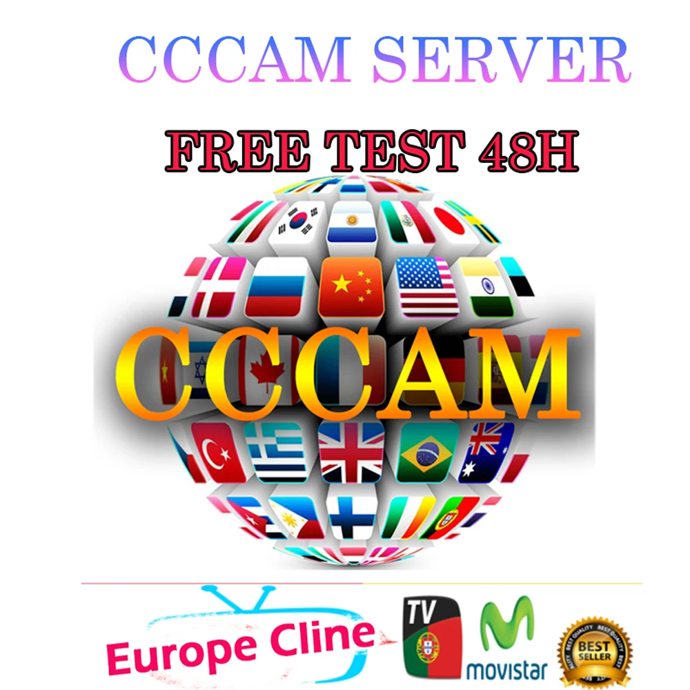 

DVB S2 Stable 6/7/8Lines Spain Cccam Cline For 2Year Europe Portugal Ccam France Italy Poland For Satellite TV Receiver Server