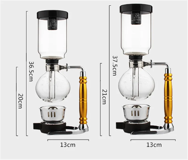 XMT HOME Teko Kopi Kaca Siphon Mesin 