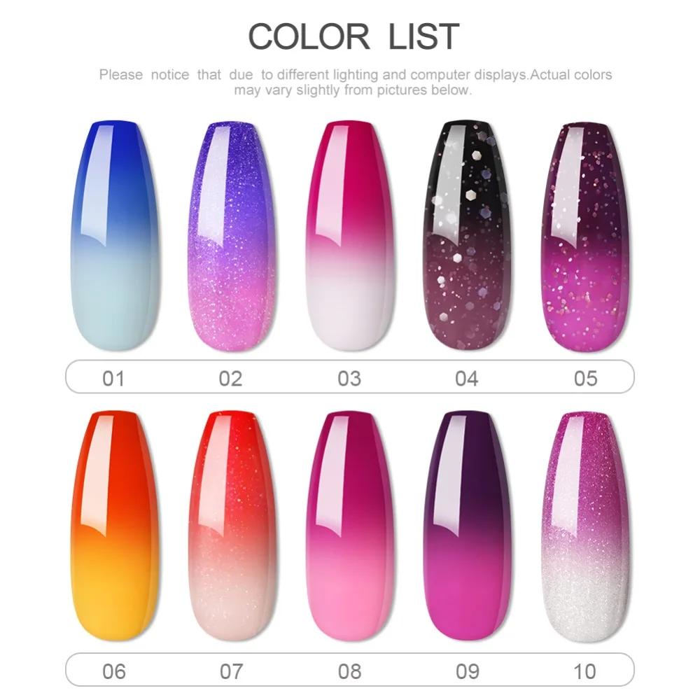 1-4温变水滴色板