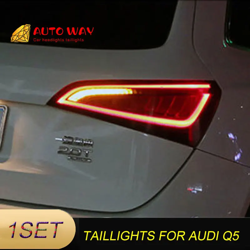 Автомобильный Стайлинг задний фонарь чехол для Audi Q5 2009 2015 светодиодный заднего