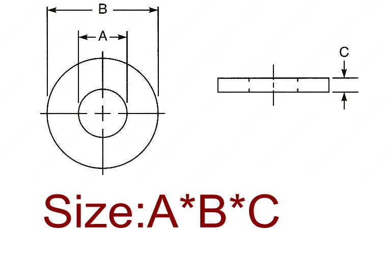 Description Picture 2 of itemDIN988 Thickness 0.3mm Stainless steel Flat Thin Washer Ultra thin gasket Shim Adjusting gasket M3-M25 Thin shim SUS304 A1