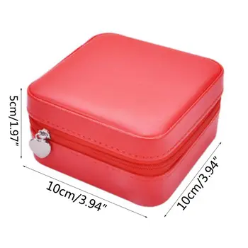 

Multifunctional Double-layer Jewelry Box Waterproof Imitation Leather Case N0HE