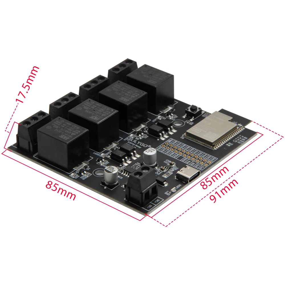 Lilygo:®ttgo T-relay Esp32 Chip dc 5v Grupos Relé 4mb Flash Iot Relay Suport Wifi Bluetooth Desenvolvimento Javali - Image 2