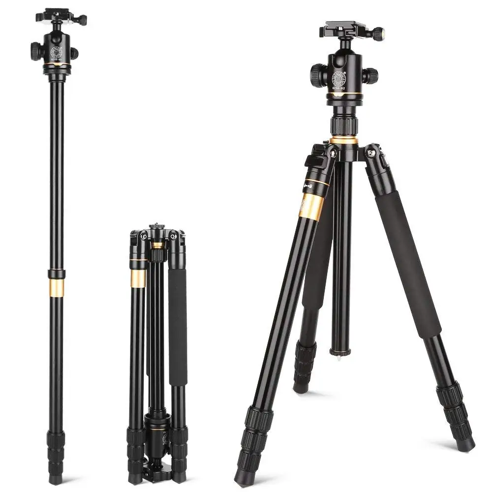 

High Quality Q222 for Canon for Nikon for Sony DSLR Photography Portable Mulit-function Mini Tripod Photo Studio Foldable Tripod