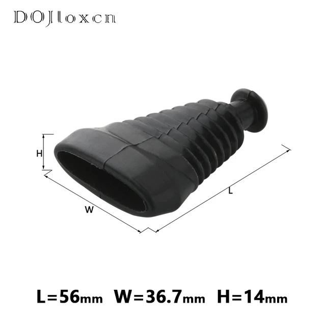 5 Pcs 2/3/4/5/6 Pin Waterproof Automotive Wire Cover Rubber Boot Cap For Amp Tyco Connector Series DJ7021-1.5 6pA