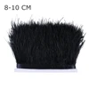 Customized Soft Fluffy Ostrich Feather Trim Ribbon Natural Black Feathers Fringe 6-22 CM Wedding Event Dresses Sewing Accessory ► Photo 3/6