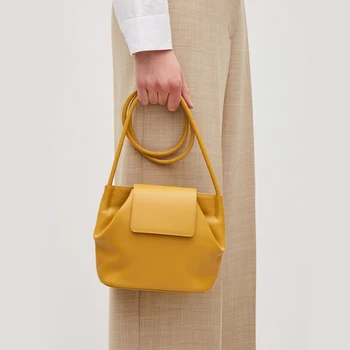 

Niche Design Bag Simple 2020 New European and American Fashion Simple Shoulder Soft Leather Small Bag Female Mini Handbags