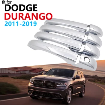 

Luxurious Chrome Handle Cover Trim Set for Dodge Durango MK3 2011~2019 Accessories Car Stickers 2012 2013 2014 2015 2016 2017