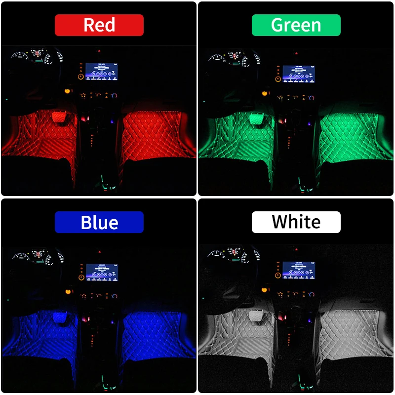 Интерьер автомобиля светильник RGB светодиодный неоновый Атмосфера лампы для Lexus