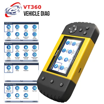 

Vdiagetool VT360 Automotive Diagnostic Tool OBD2 Scanner Odometer Correction Tool Key Programmer DHL Free Shipping