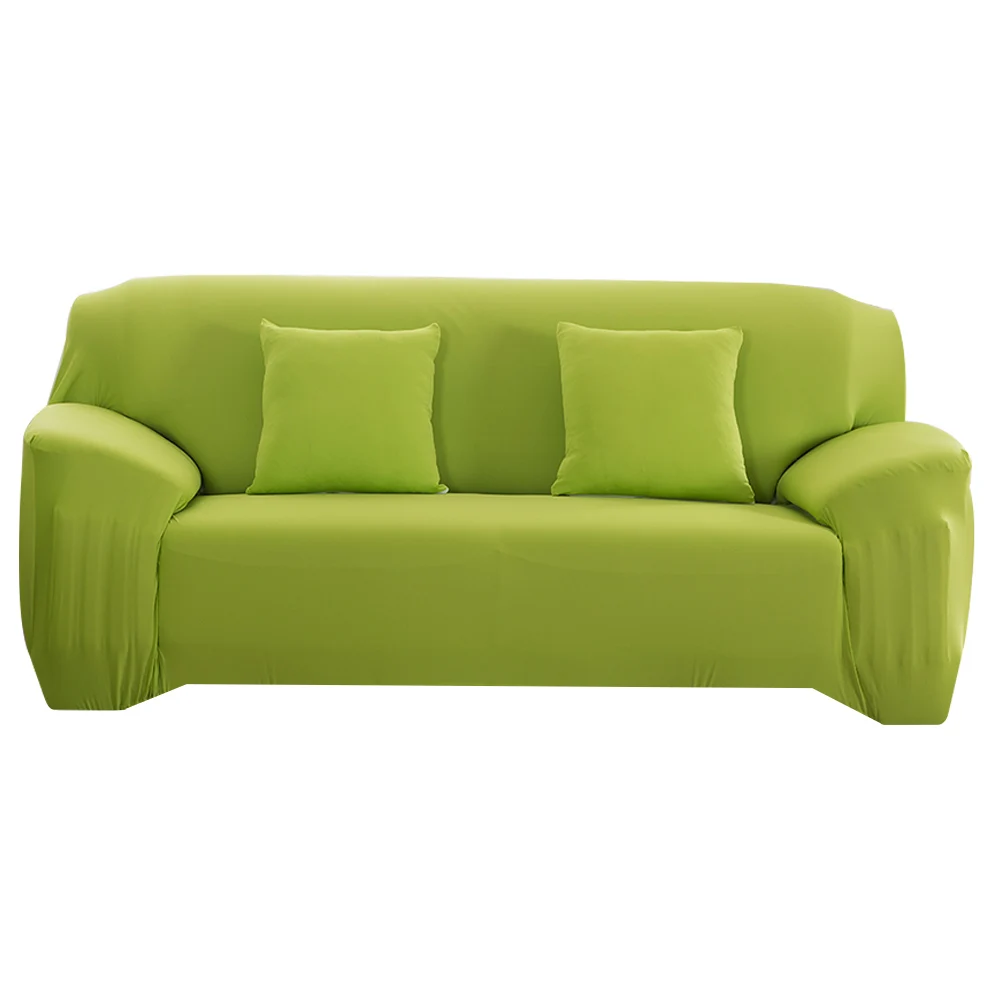 Apple Green Meijuner чехол для дивана сплошной цвет эластичный универсальный чехол все включено противоскользящие Чехлы для дивана полотенце для столовой Y402 - Цвет: Apple Green