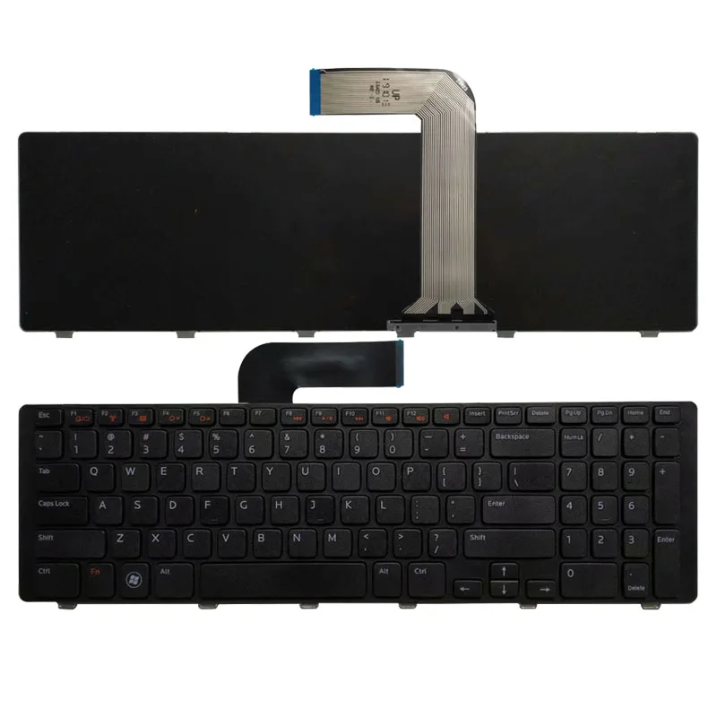 US Black New laptop keyboard For DELL 17R N7110 XPS 17 L701X L702X 5720 7720 Vostro 3750 v3750 English with frame | Компьютеры и офис