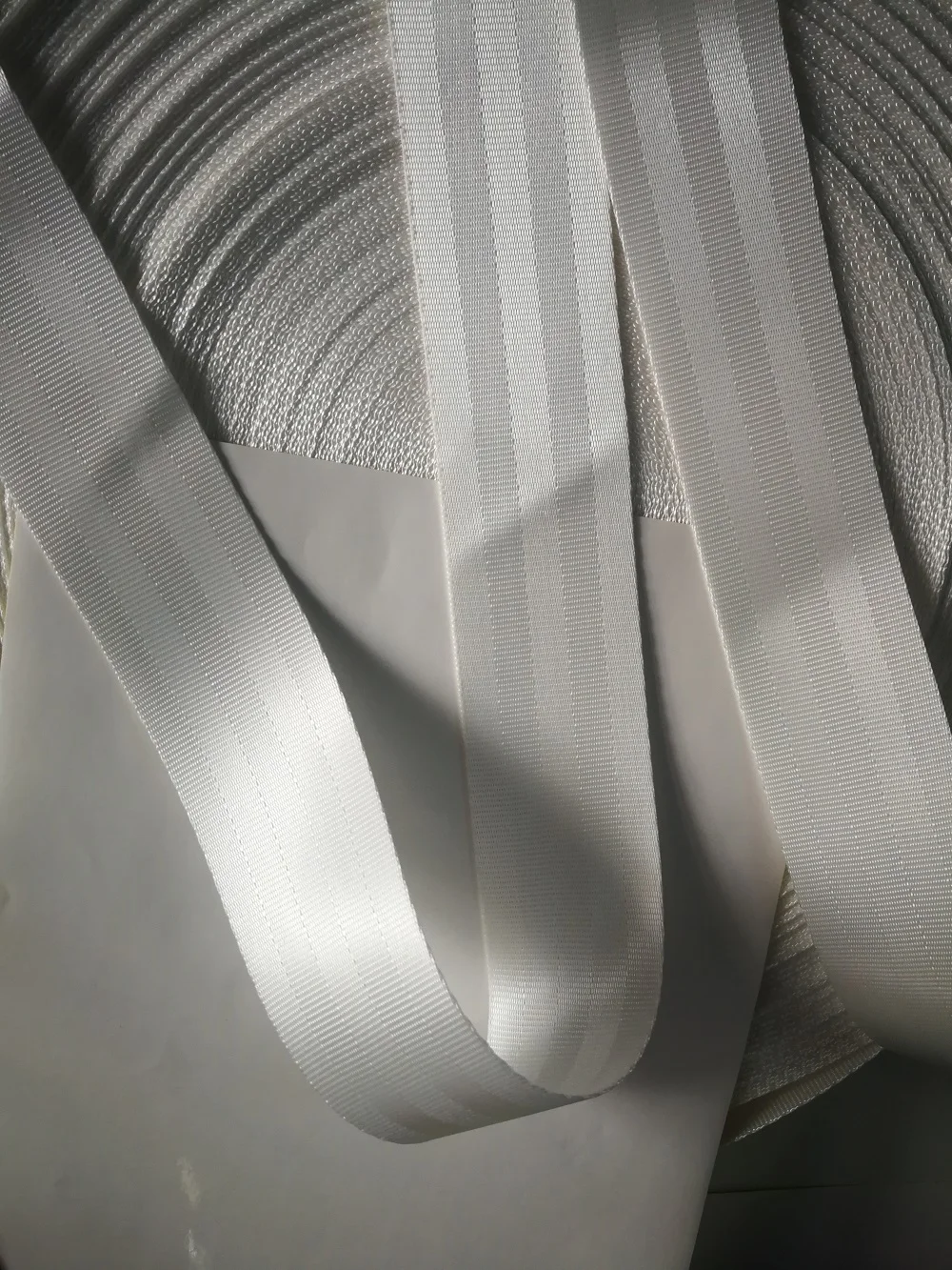 White Car Seat Belt Webbing 3-30Meters Universal Car Personalized Modification Seat Belt Webbing Car Accessories