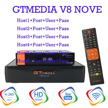 

Receptor Gtmedia v8 nova DVB-S2 Satellite Receiver Freesat v8+Europe 6lines for 2year Support Built-in WiFi cccam server tv box