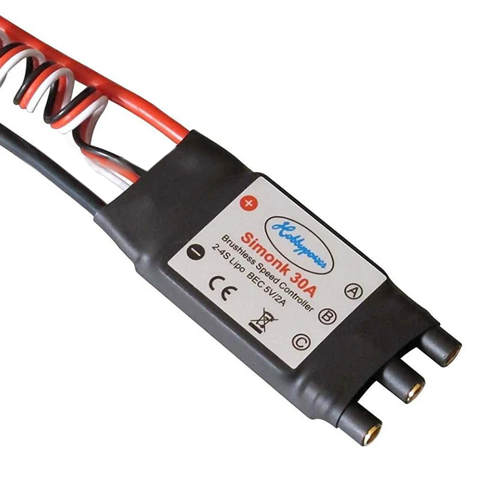 FFYY-HP SimonK 30A ESC Бесщеточный Регулятор скорости BEC 2A для квадрокоптера F450 X525
