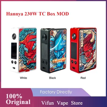 

New Original Vapelustion Hannya 230W TC Box MOD Power by 18650 Battery Max 230W Output Box Vape Mod vs Drag 2/ Swag 2/ Gen Mod