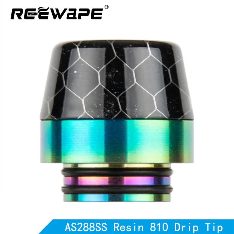Reewape Смола 510 капельного наконечника случайный мундштук разноцветные Ecig советы для rda/rta