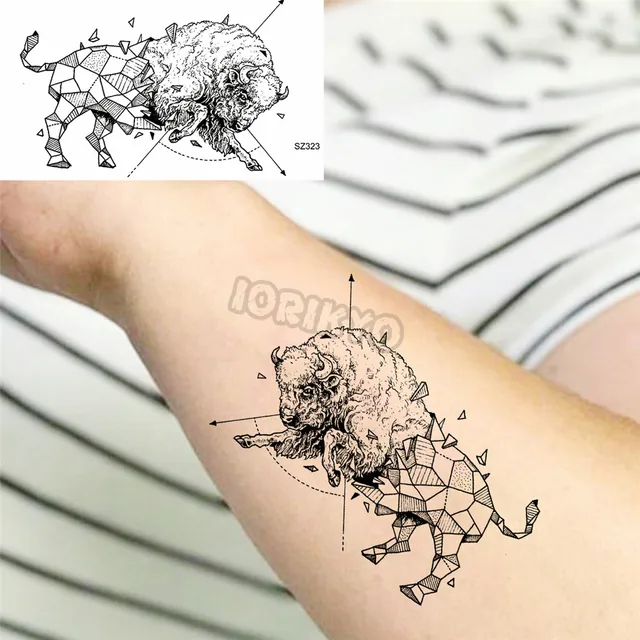My geometric lion with dotwork, done by Kim, Point Black, BE | Geometry  tattoo, Geometric lion tattoo, Geometric lion