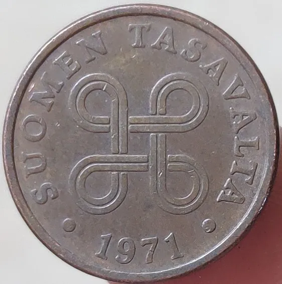 

18mm Finland , 100% Real Genuine Comemorative Coin Original Collection