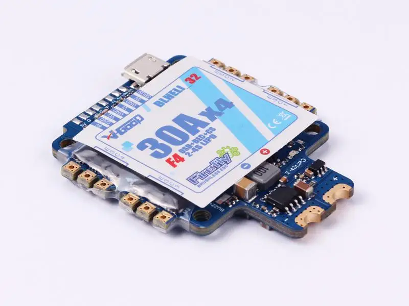 VGOOD F4S 30A BLHELI_32 4в1 ESC 5V BEC w/F4 Контроллер полета AIO OSD Датчик тока для радиоуправляемого дрона