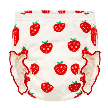 

1Pcs Cute Baby Diapers Reusable Nappies Cloth Diaper Washable Infants Children Baby Cotton Training Pants Panties Nappy Changing